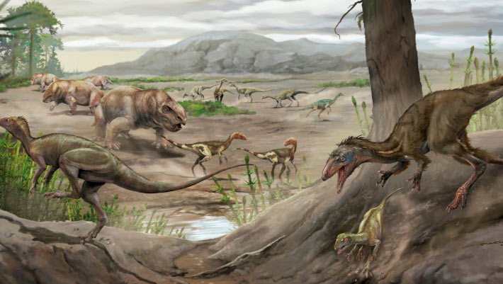Une nouvelle espèce de dinosaure carnivore du Trias identifiée en Argentine