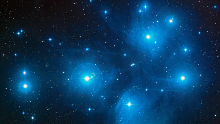 L'amas d'étoiles des Pléiades fait partie d'une structure stellaire beaucoup plus grande, disent les astronomes