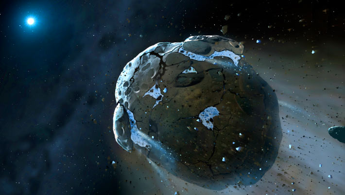 Des bactéries extrémophiles pourraient faire du stop sur des fragments d'astéroïdes